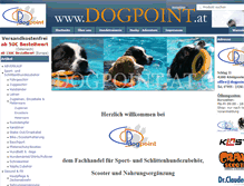 Tablet Screenshot of dogpoint.at